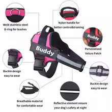 Reflective Breathable Pet Harness Vest
