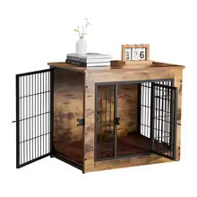 Voltsify Farmhouse-Style Dog Crate