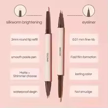GECOMO Double-ended Lying Silkworm Pencil