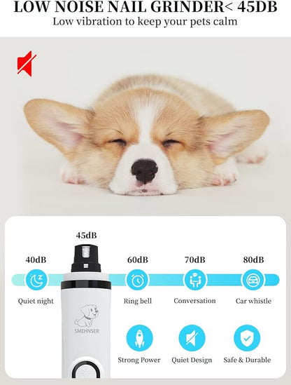 Electric Pet Nail Grinder With LED Light
