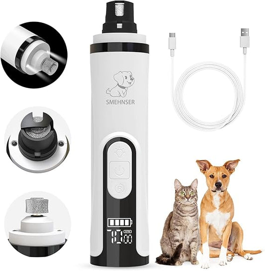 Electric Pet Nail Grinder With LED Light