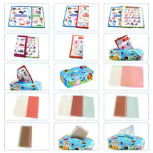 Baby Tissue Box Colorful Soft Sensory Toy
