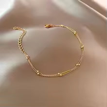 ANENJERY Small Ball Bracelet for Women