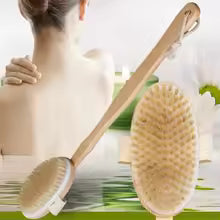 1Pc Wooden Detachable Long Handle